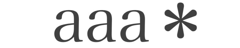 aaa＊