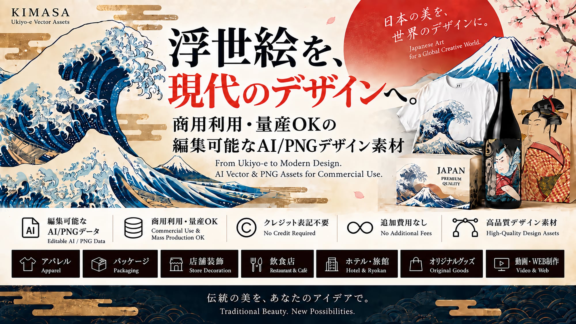 浮世絵素材専門店　KIMASA