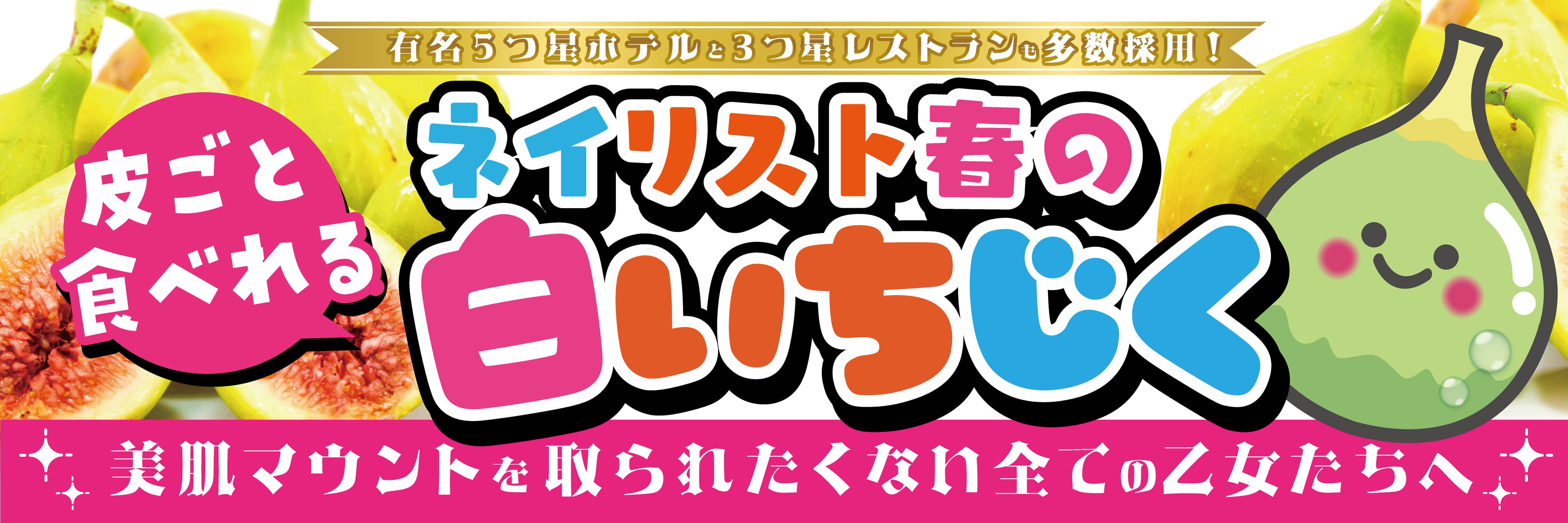 ネイリスト春の白いちじく