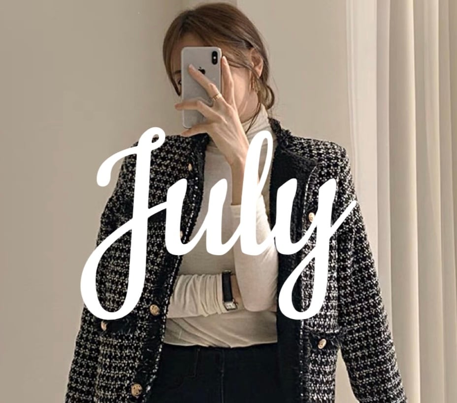 パリジェンヌ、韓国系ファッション　July