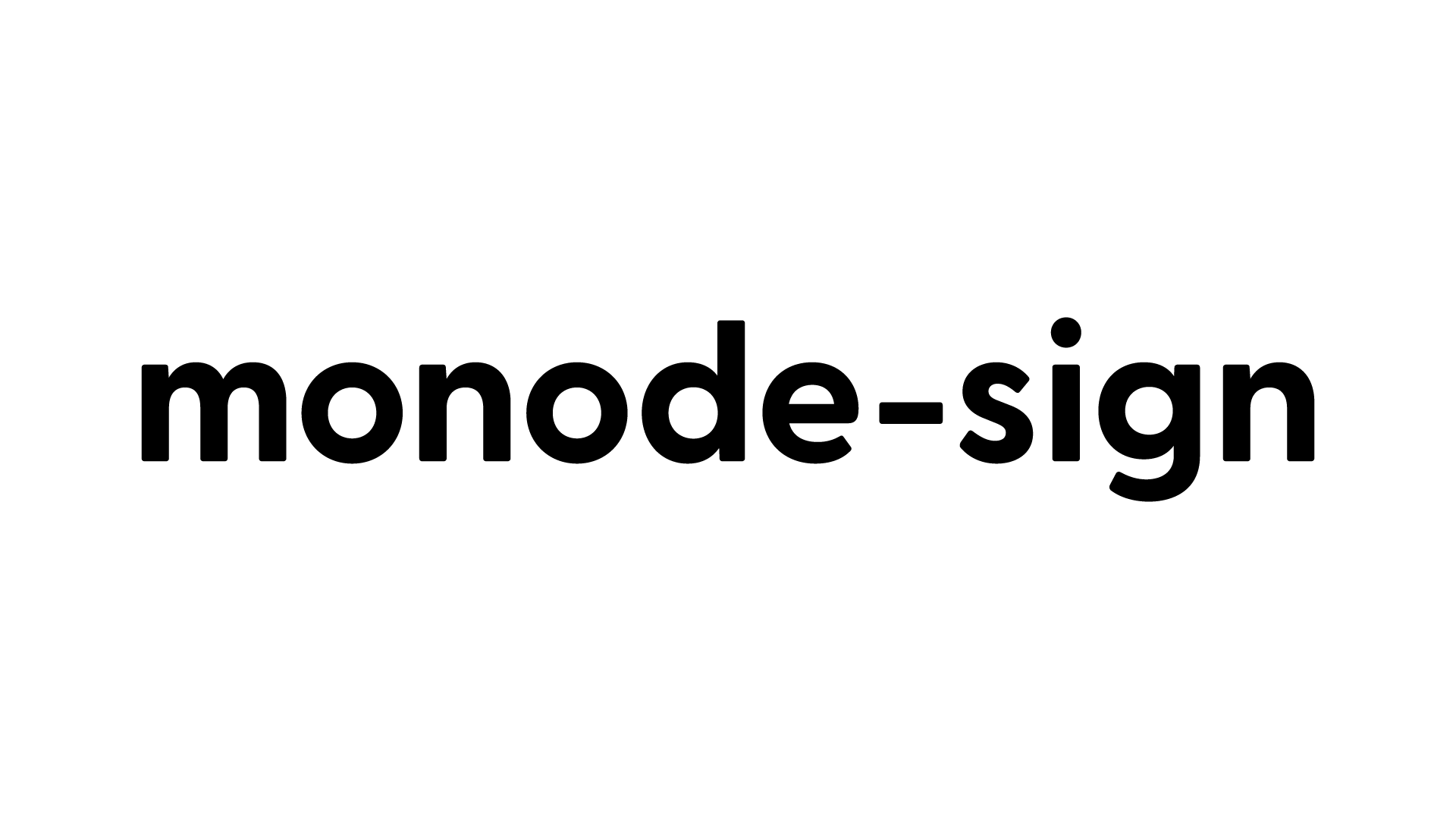 monode-sign