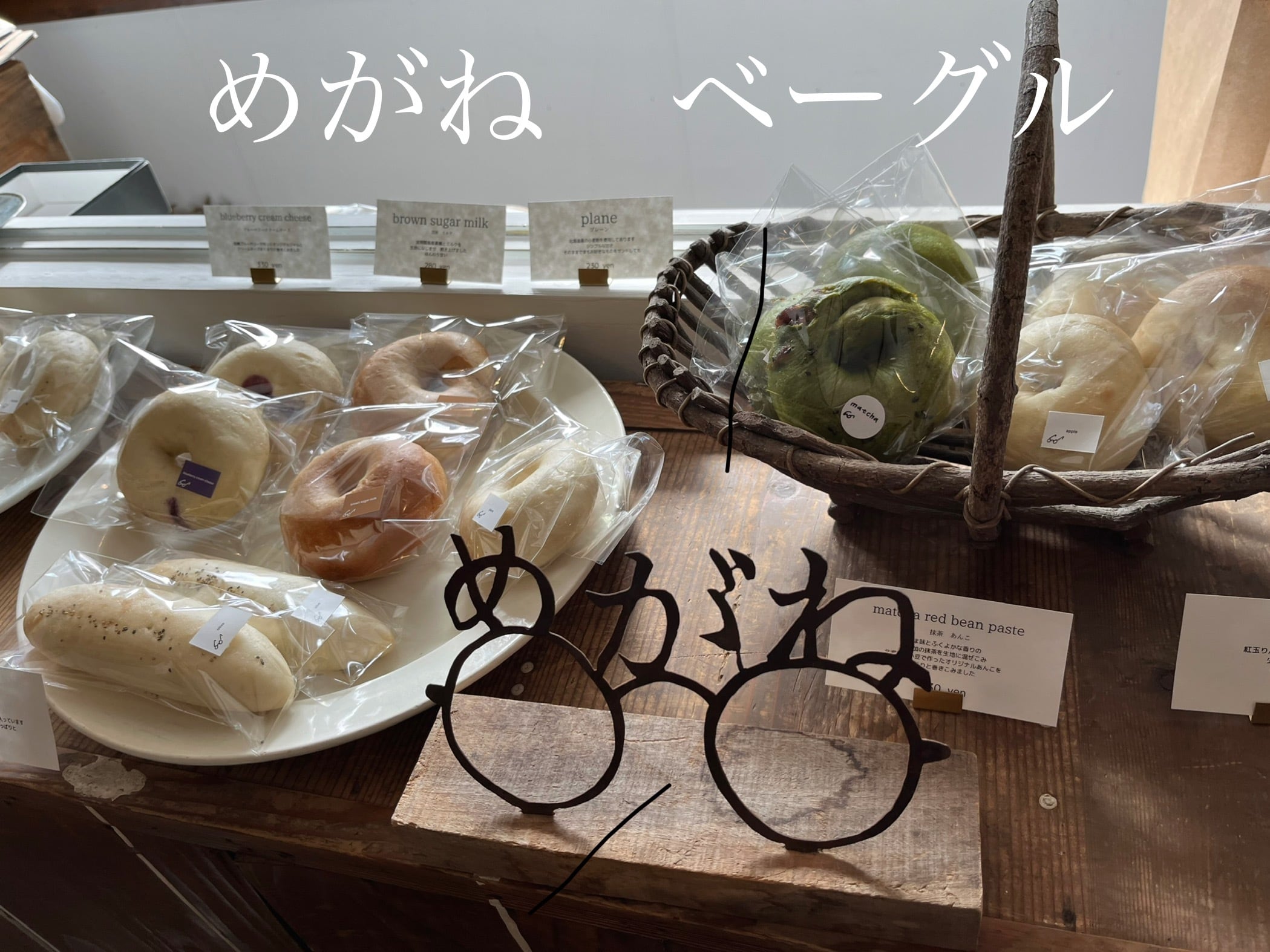 めがね　ベーグル