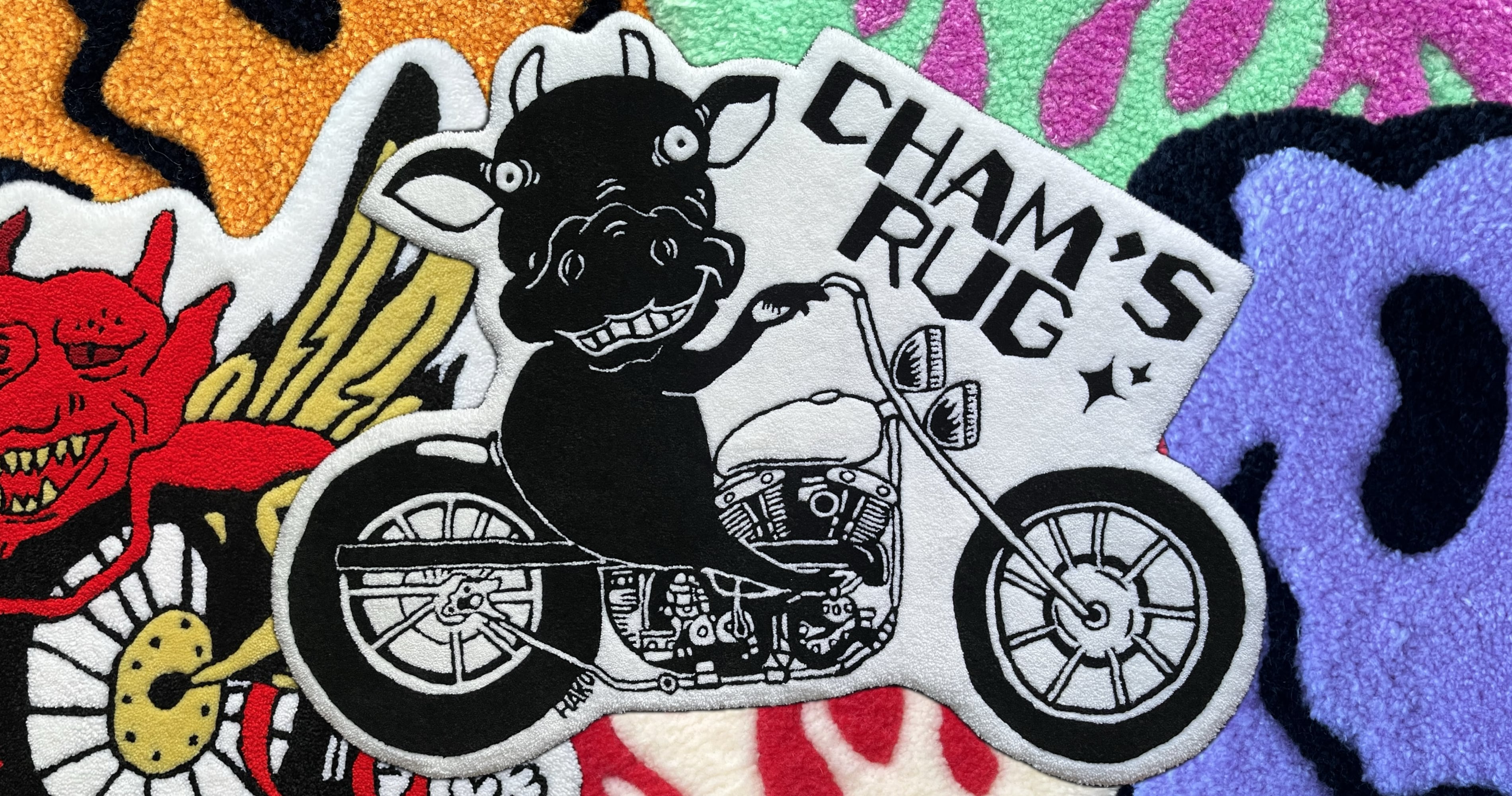 NO BAD DAYS タフティング ラグマット ウォールアート インテリア アートパネル アート 立体アート ウォールアート タフティング アートポスター 壁掛け 壁飾り 抽象画 アート作品 おしゃれ かわいい 可愛い ウール  木製フレーム