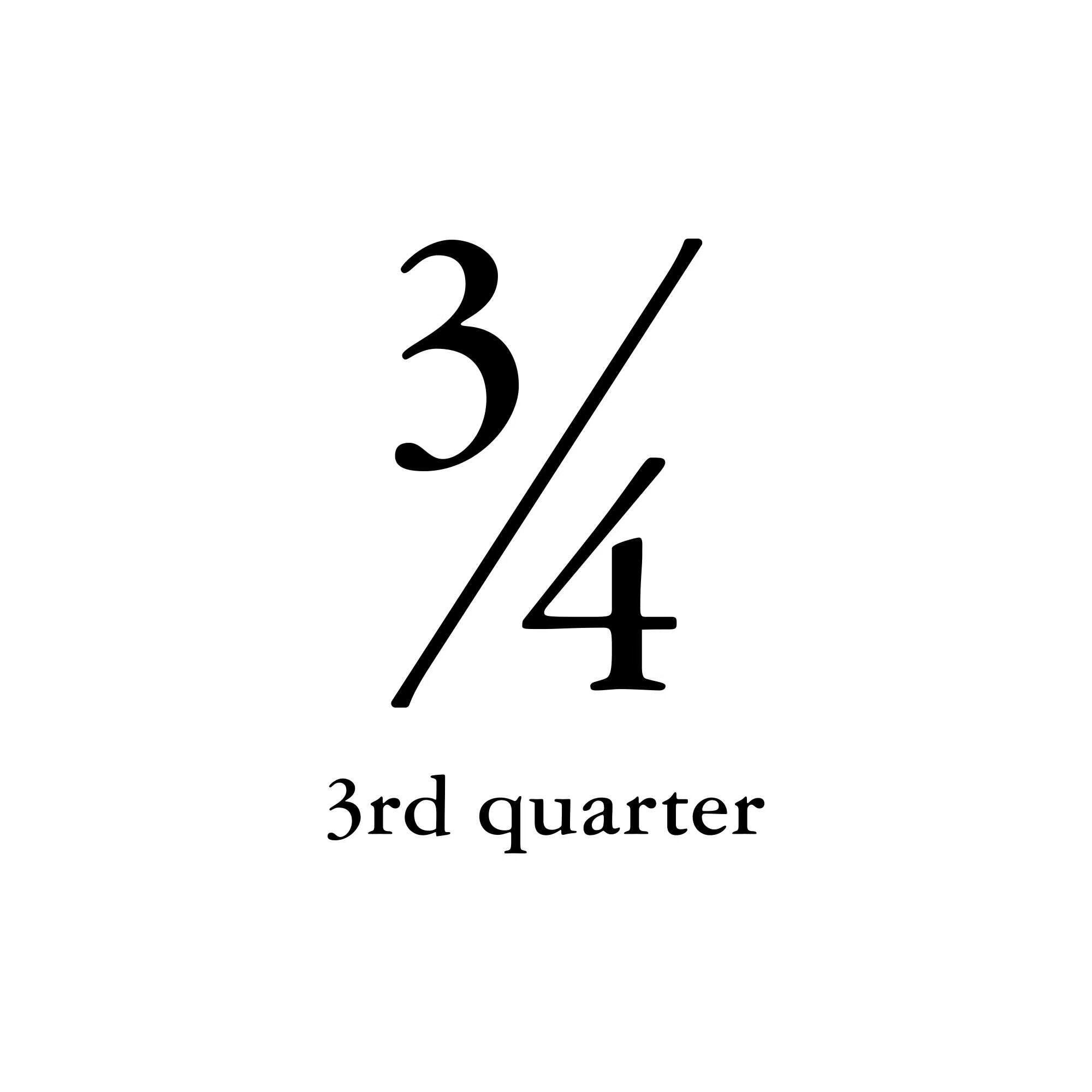 3rdquarter