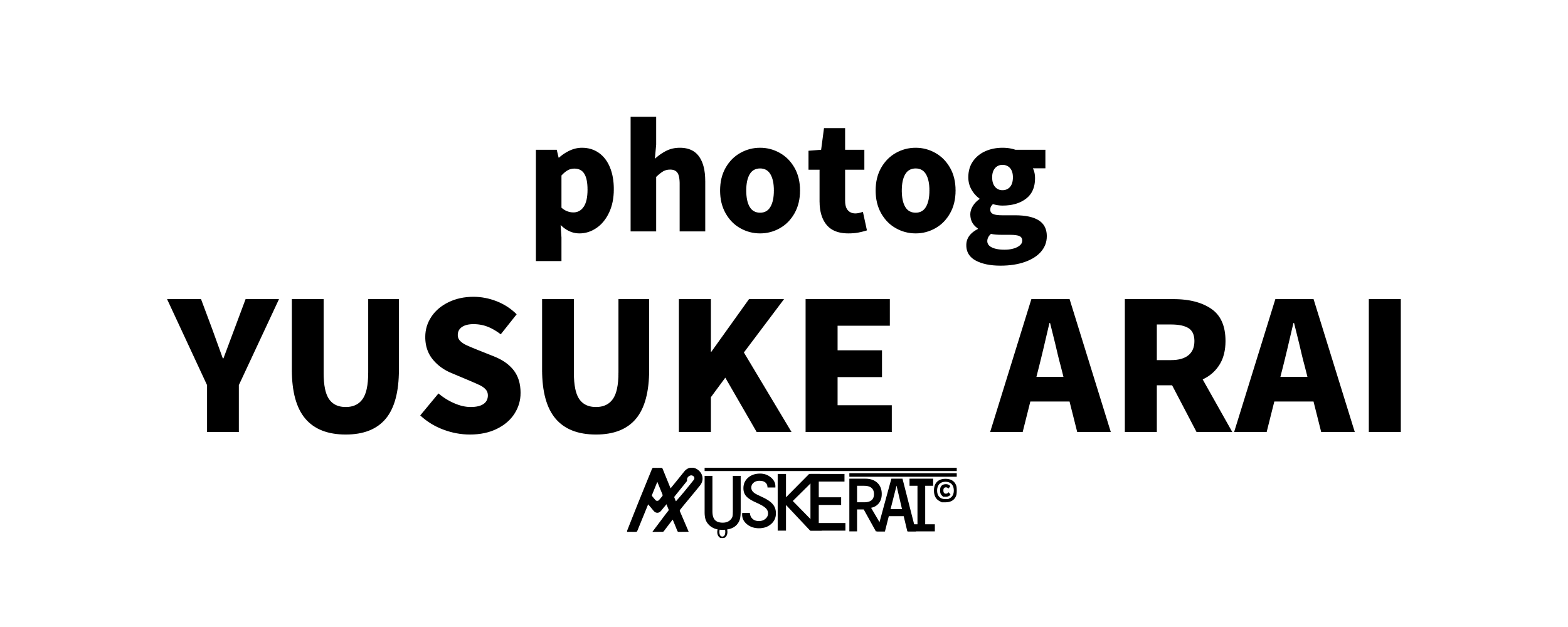 photog YUSUKE ARAI