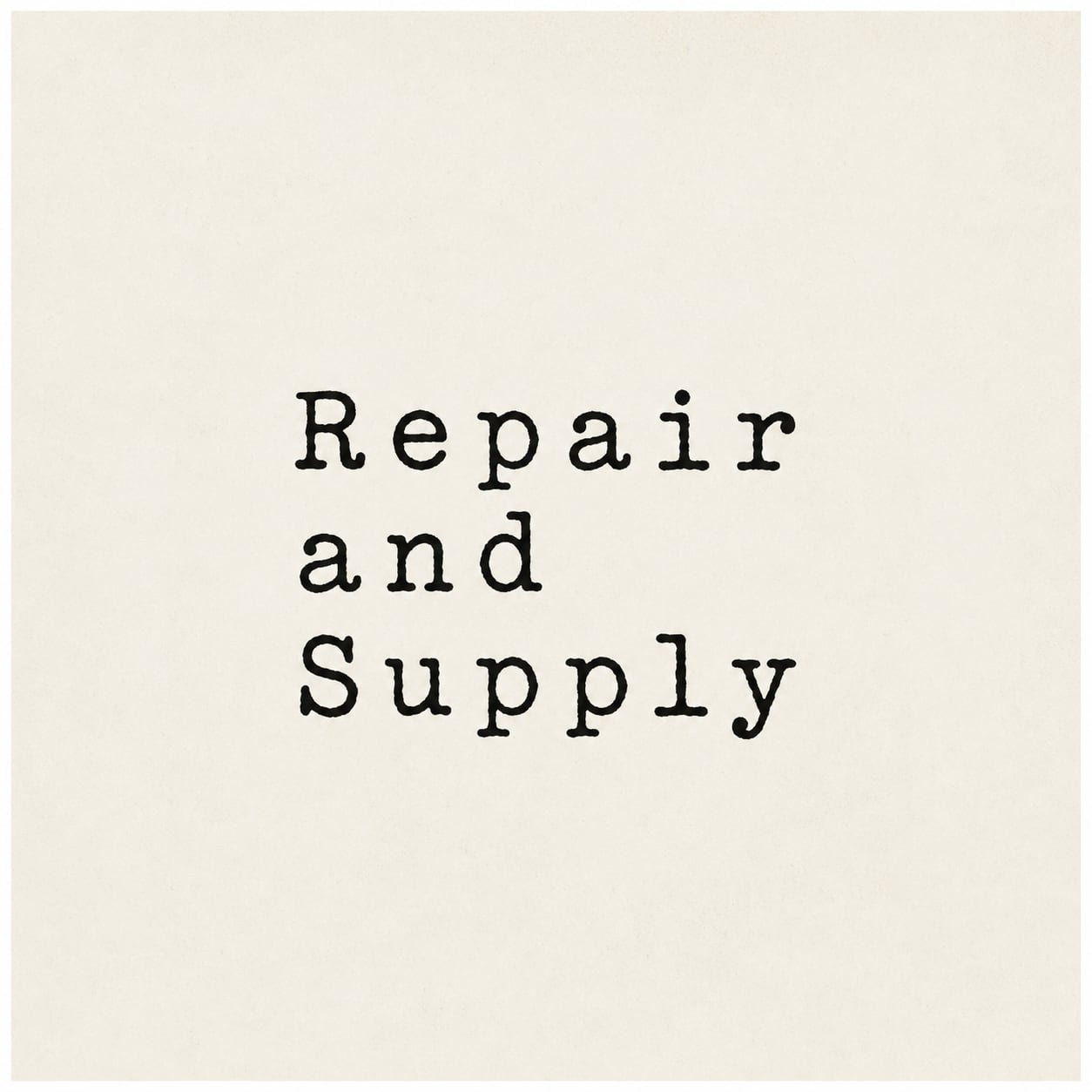 Repair and Supply