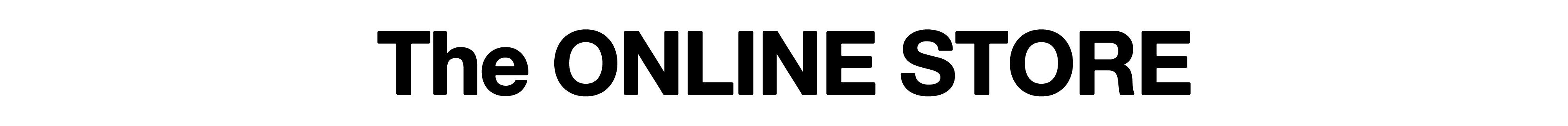 THE ONLINE STORE