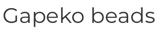 Gapeko beads