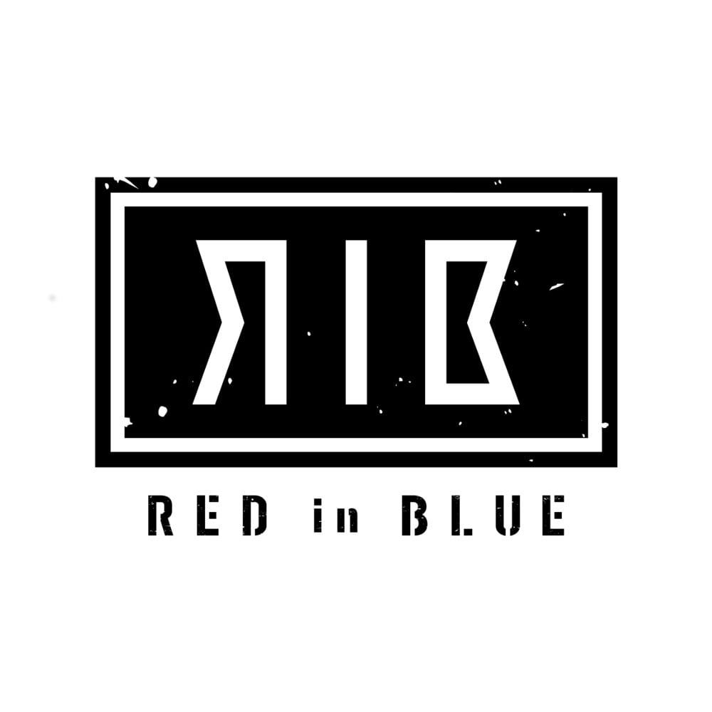 RED in BLUE