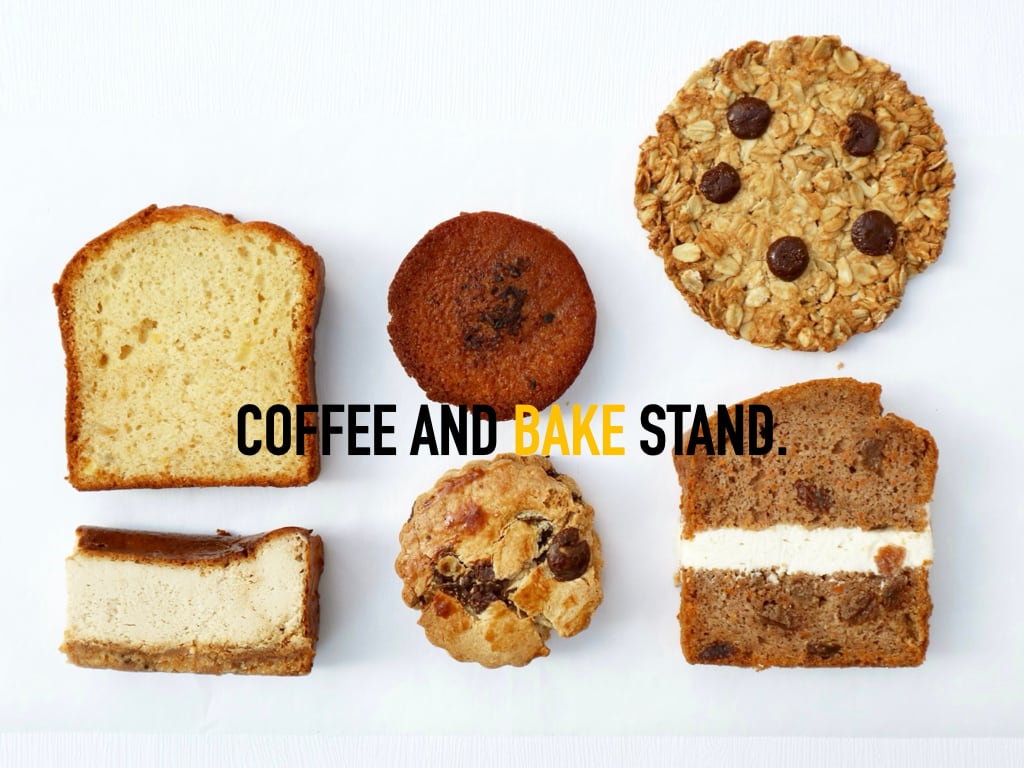 COFFEE AND BAKE STAND.
