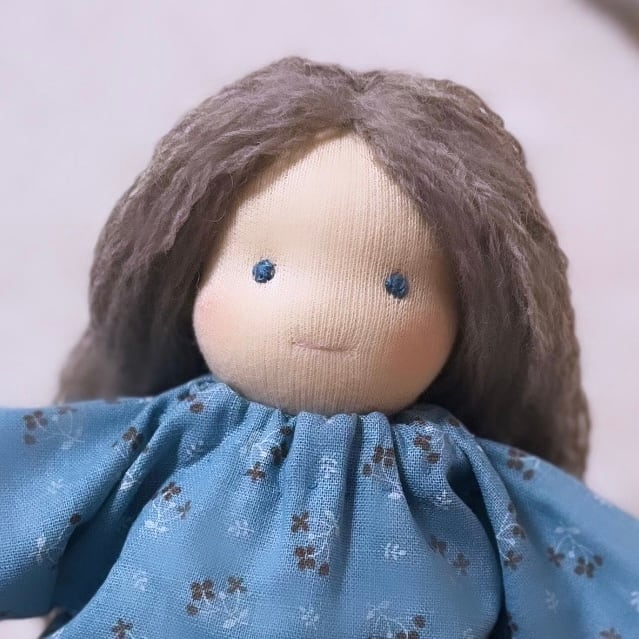 ウォルドルフ人形 材料キット 着せ替え人形 004：B体(30cm