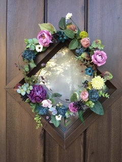 ❣️仏花シリーズ❣️オーダー作品❗️和モダン仏花。カラーを添えて  