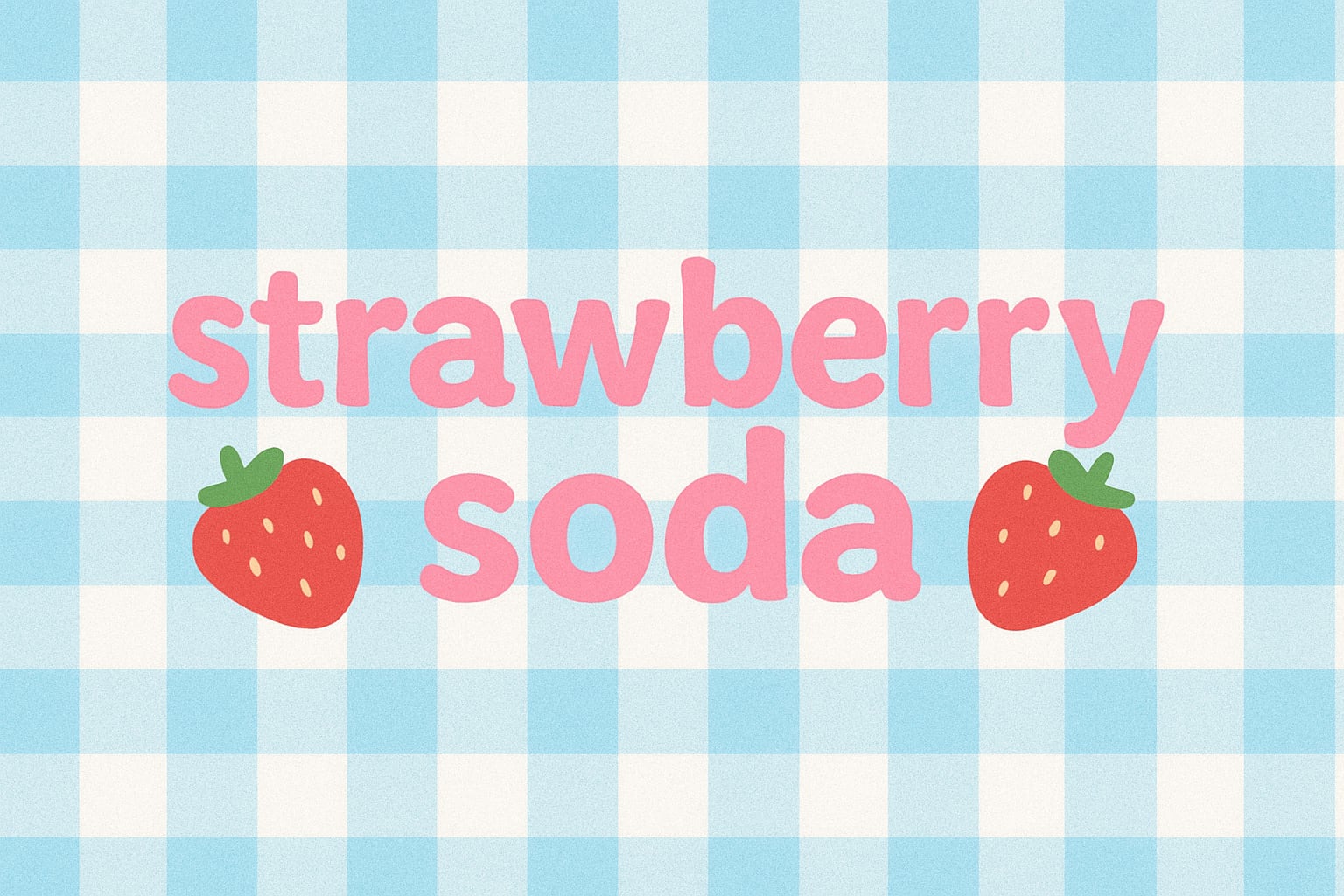 strawberry soda