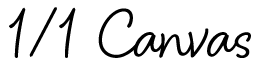1/1 Canvas