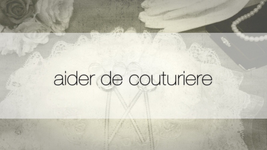 aider de couturiere