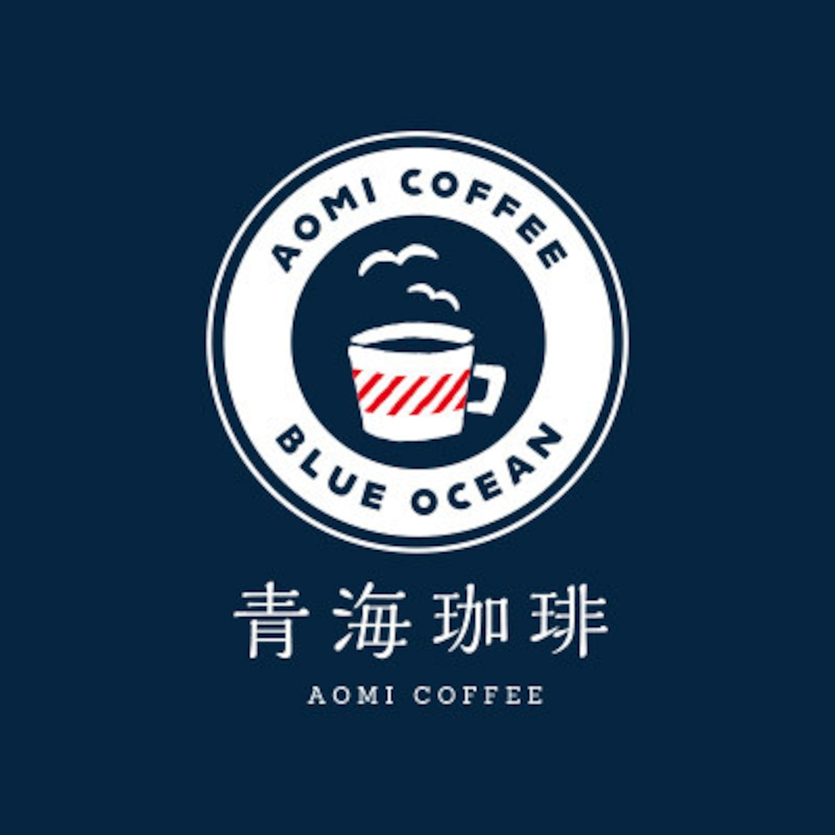 青海珈琲 九段下店の外観