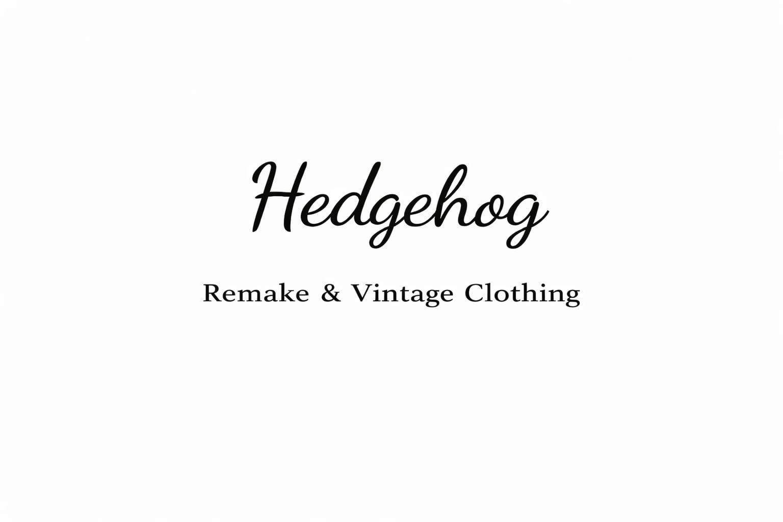 Hedgehog remake & vintage clothing