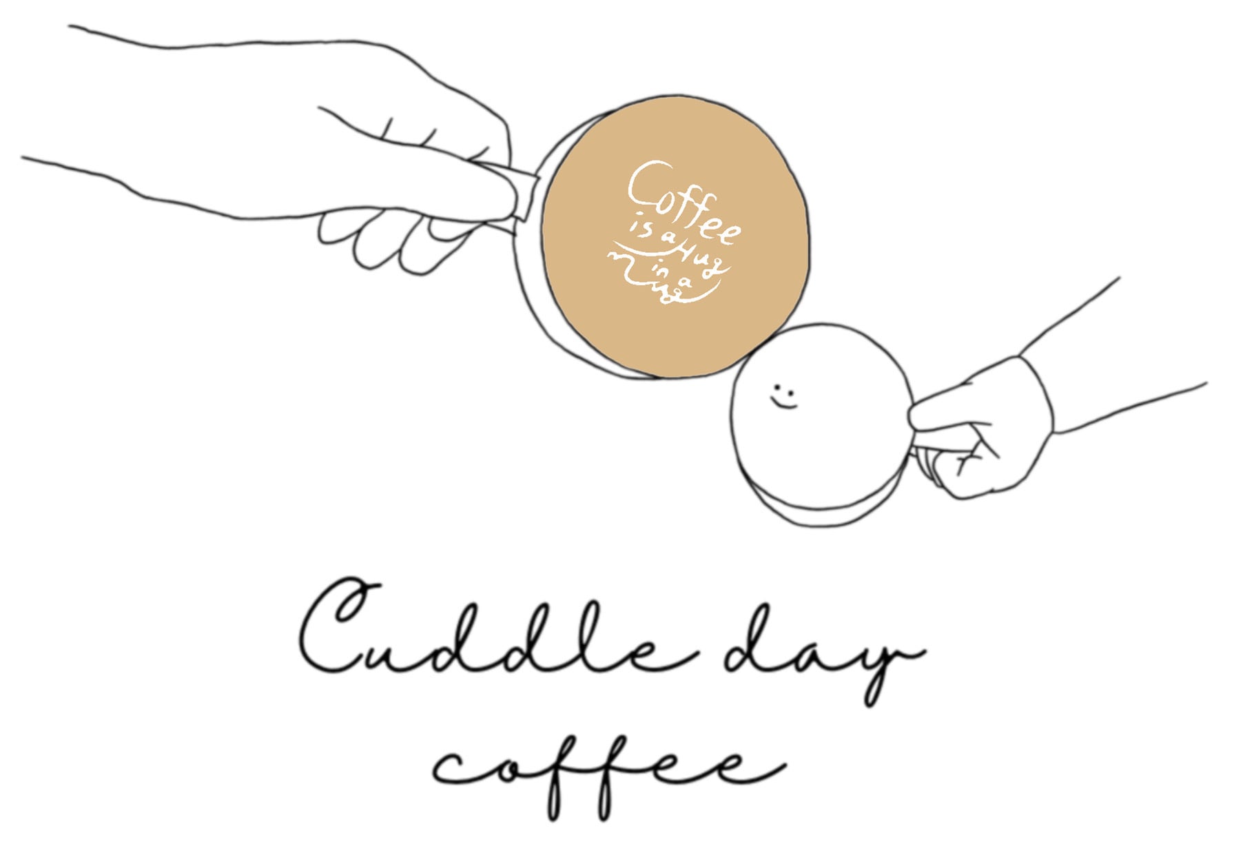 Cuddle day coffee