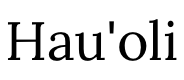 Hau'oli