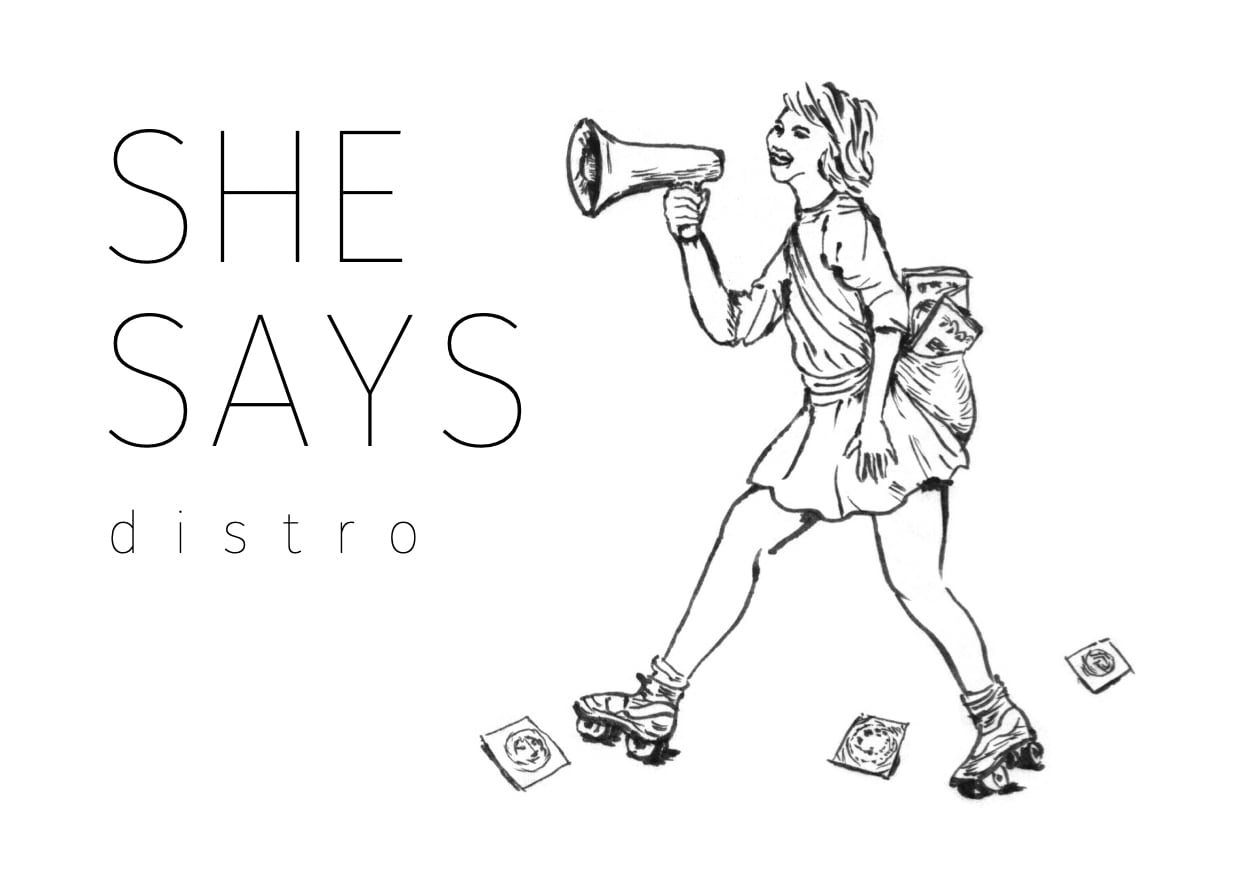 SHE SAYS distro