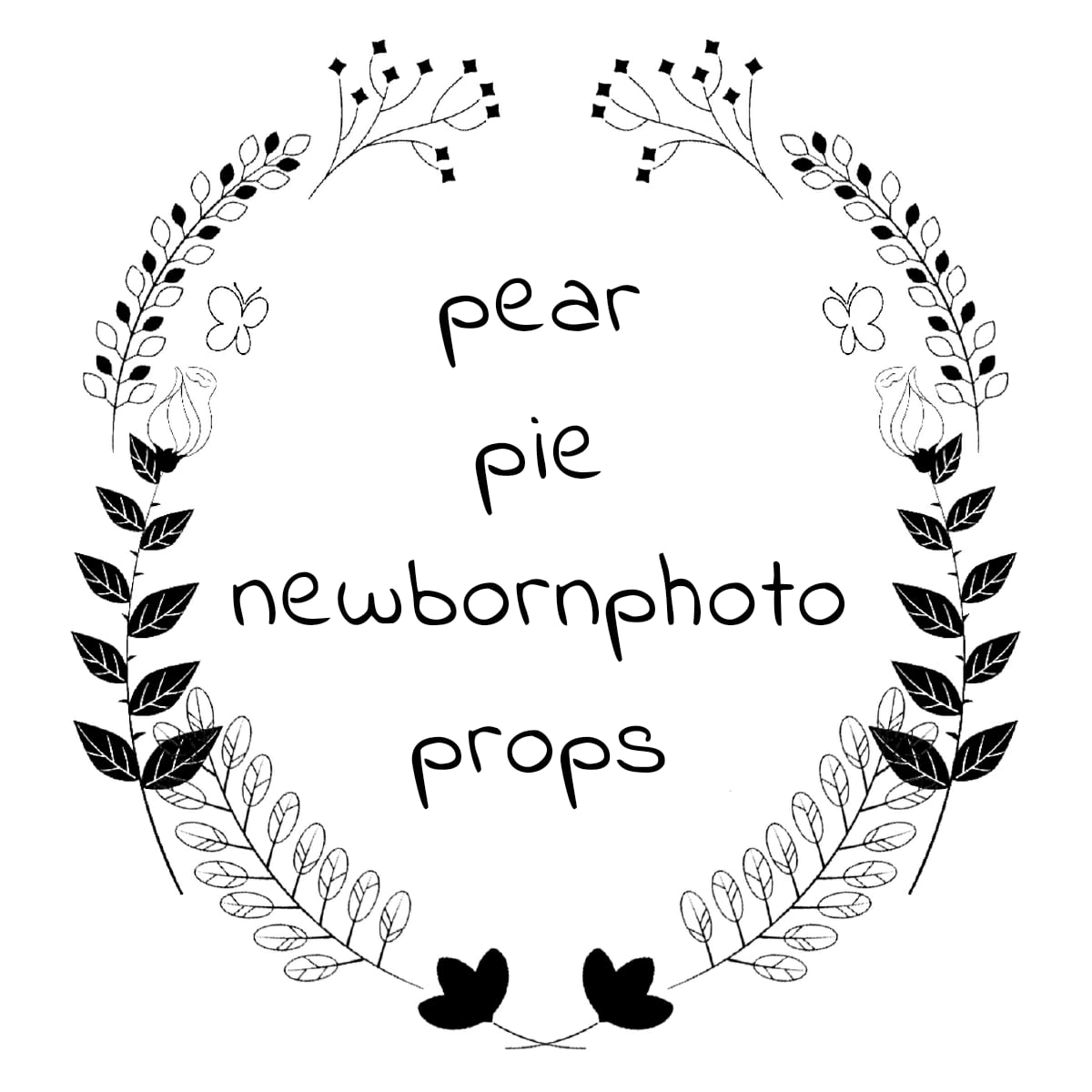 pear pie newbornphoto props