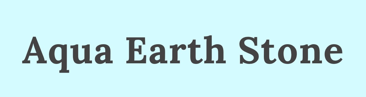 Aqua Earth Stone