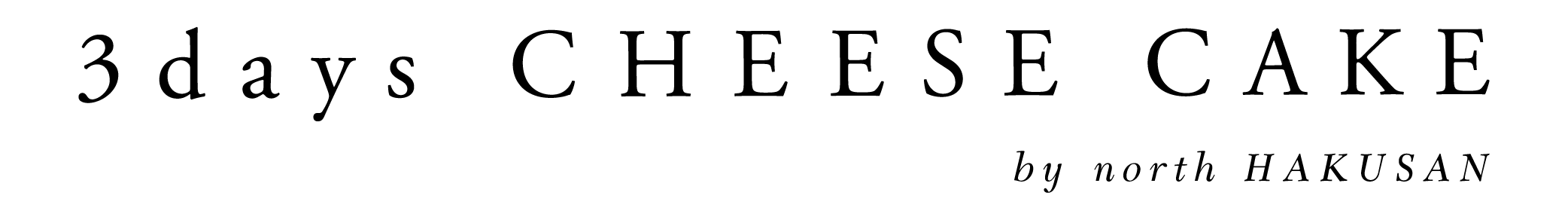 3days.CHEESECAKE