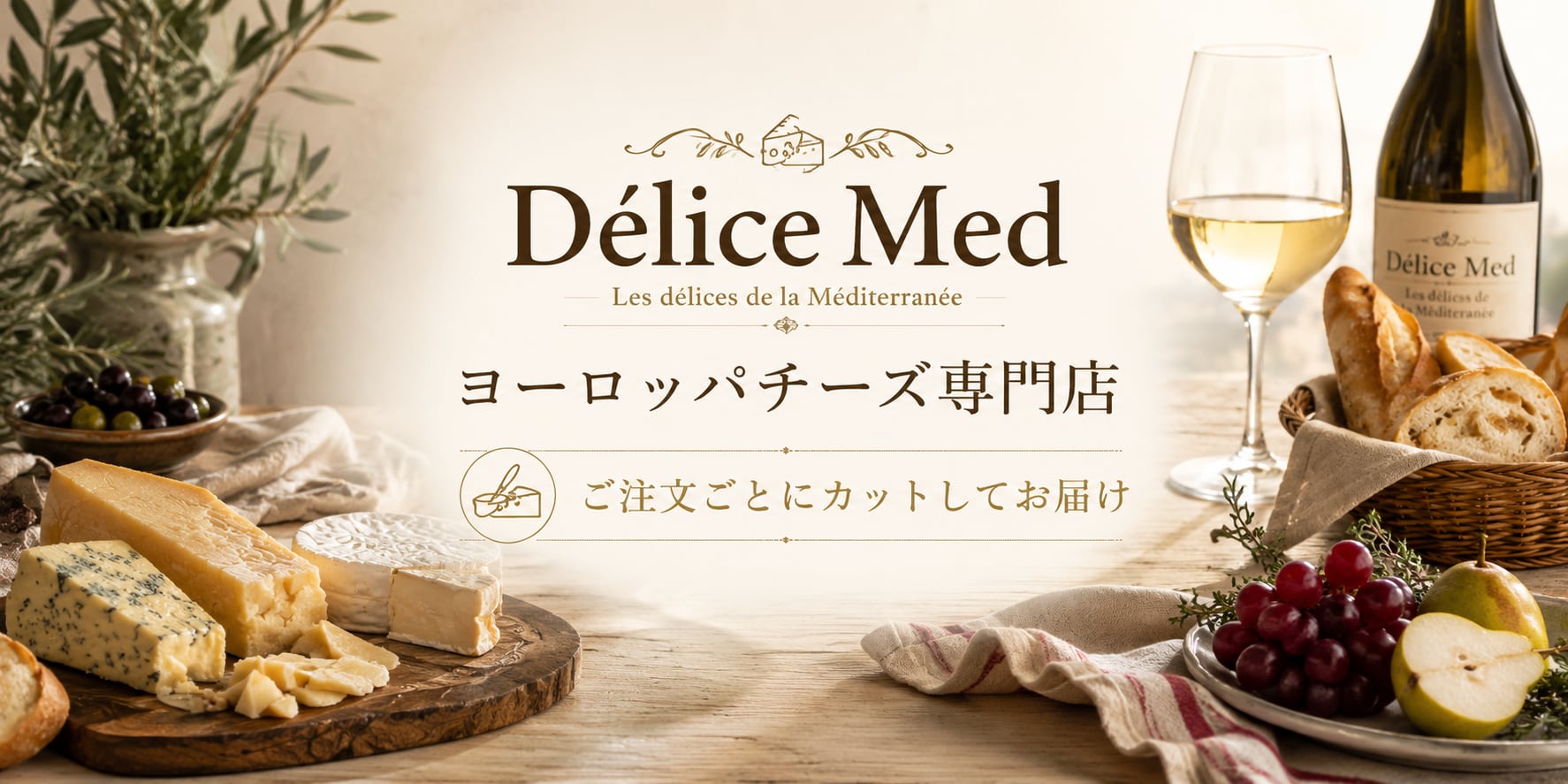Delicemed（デリスメッド）世界各国のチーズ・生ハム・グルメ食品