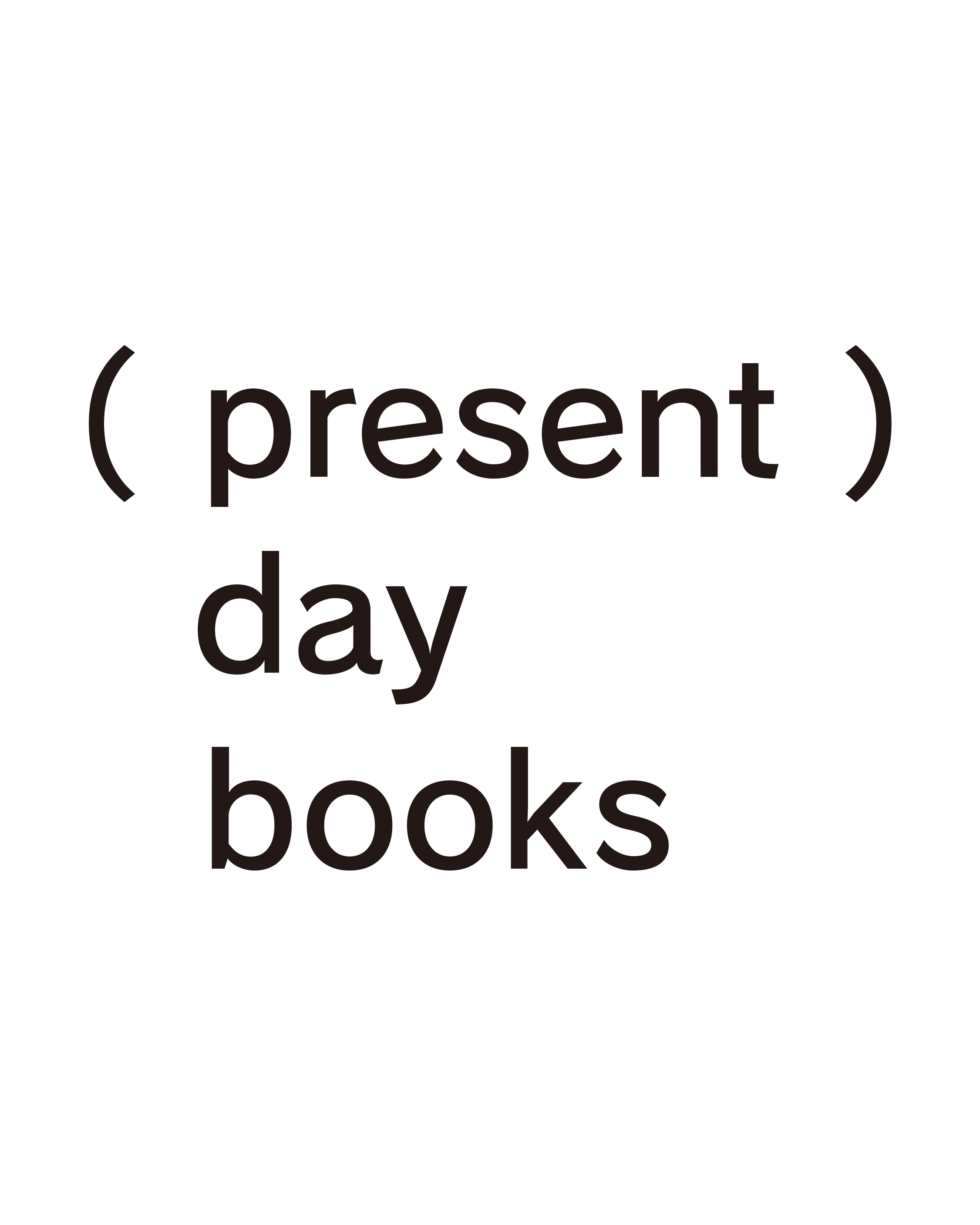 (present) day books