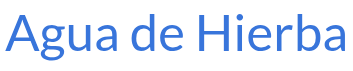 aguadehierba