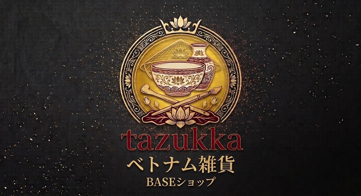 1点物♥バッチャン焼職人　保存容器　置物 tazukka（タズッカ）ベトナム雑貨