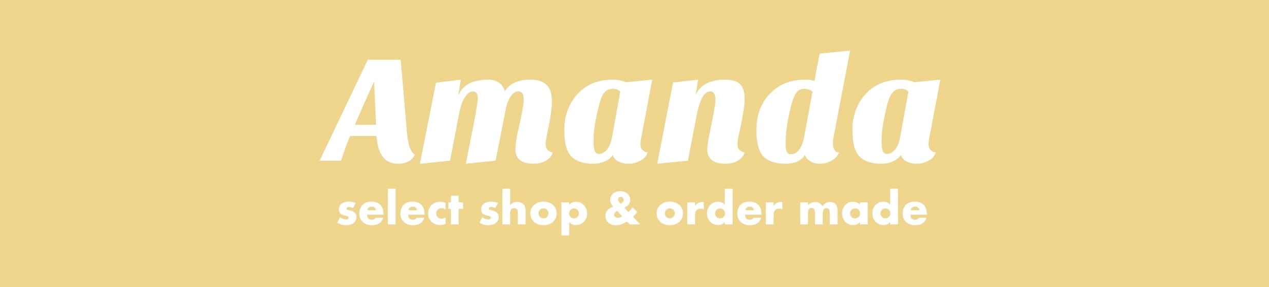 Select shop Amanda