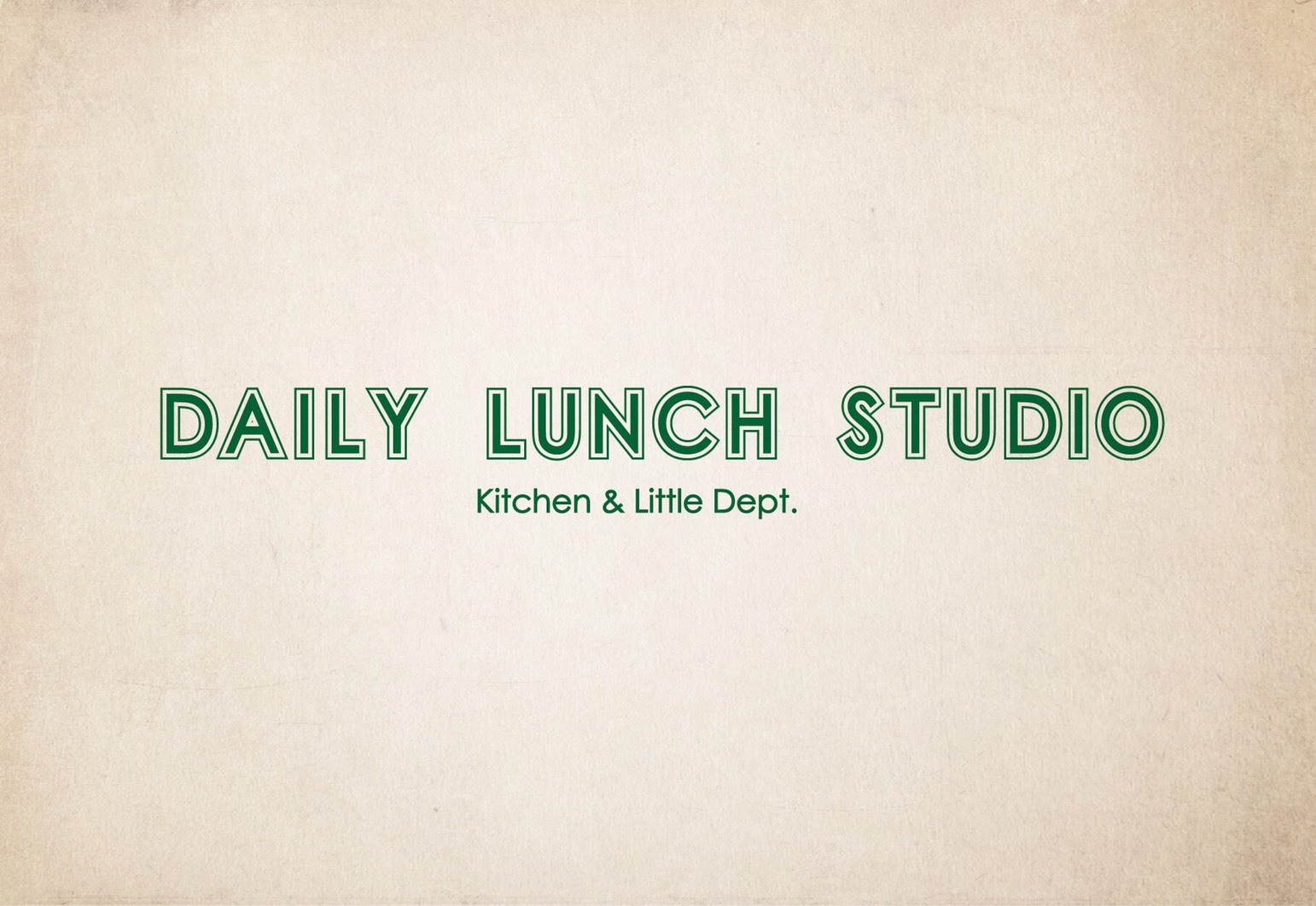 DAILY LUNCH STUDIO ONLINE SHOP
