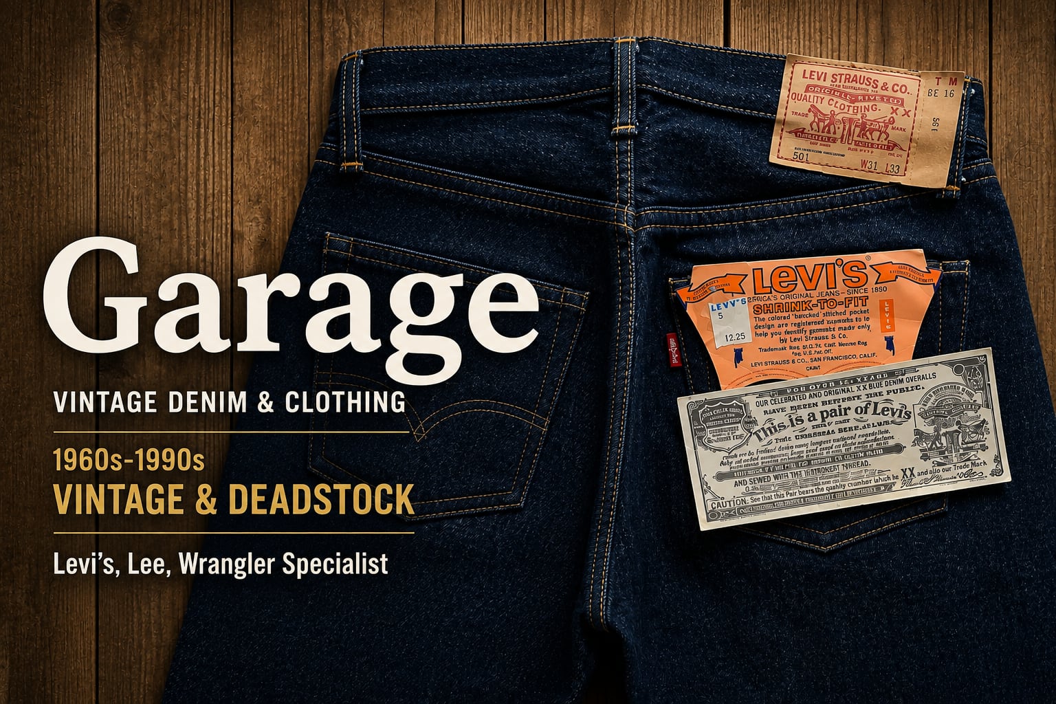 70's Levi's 501 66前期 デニムパンツ ほぼDEAD 濃紺 スレキスタンプ