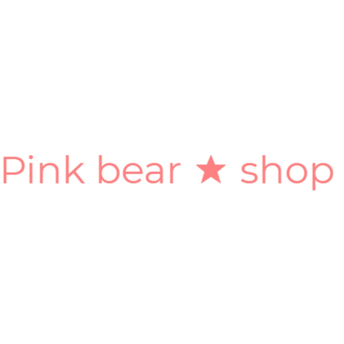 Pink bear . official online shop
