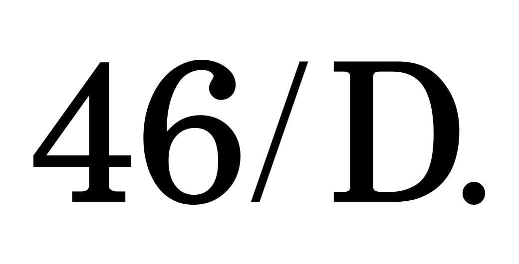 46/D. - THE GOOD OLD PRODUCTS