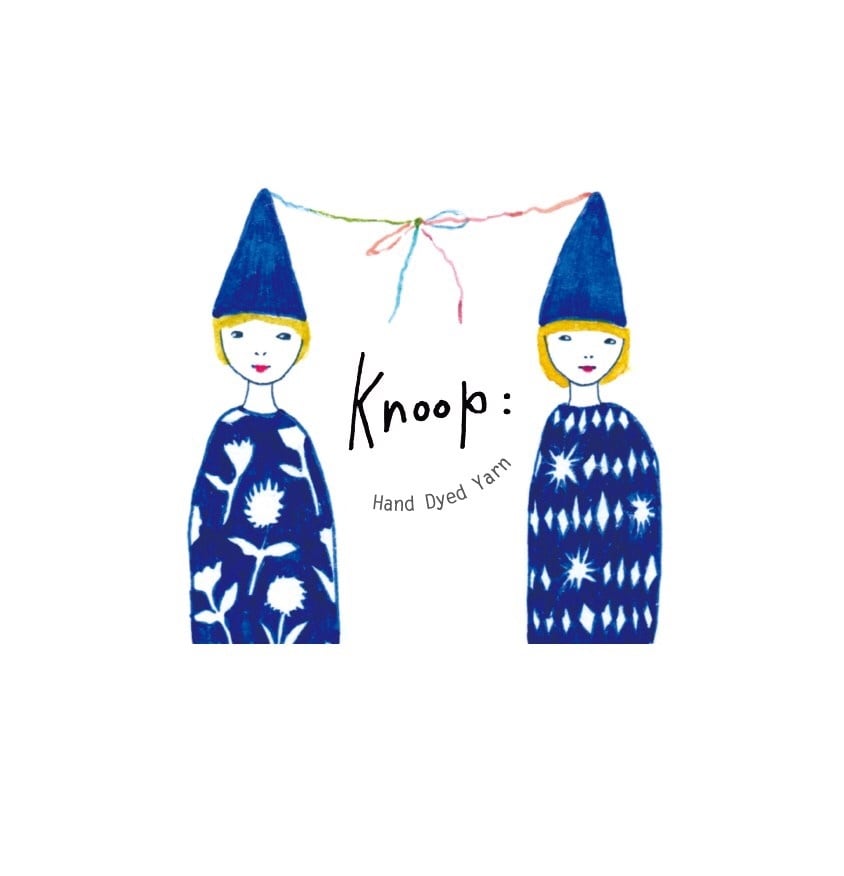 knoop:  hand dyed yarn