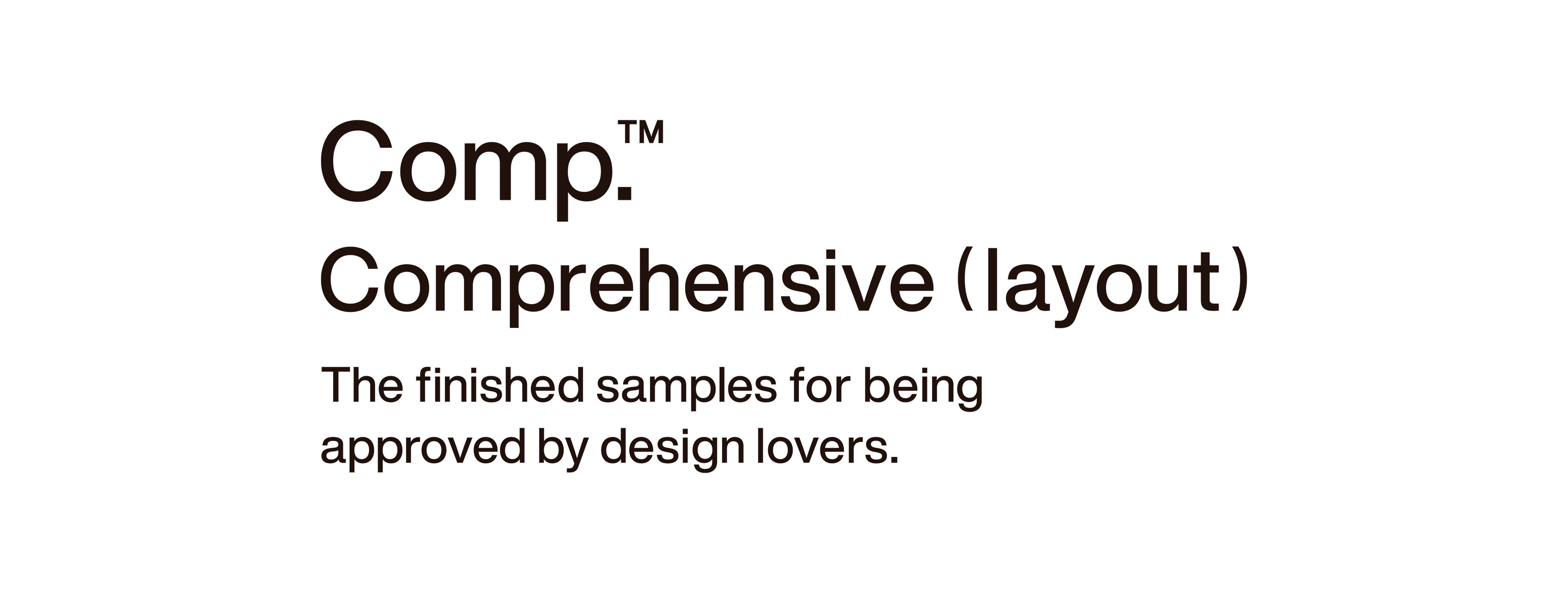 Comp Design Plus comprehensivelayout