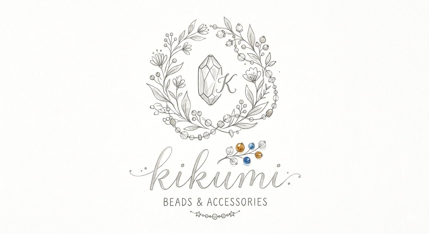kikumi 透明ビーズのアクセサリー