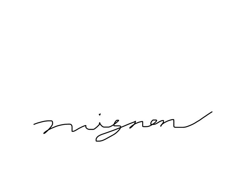 mignon 〈 ﾐﾆｮﾝ 〉