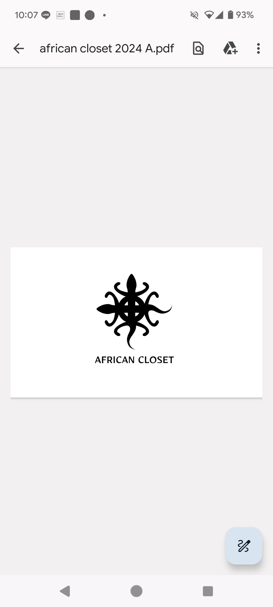 AFRICAN CLOSET