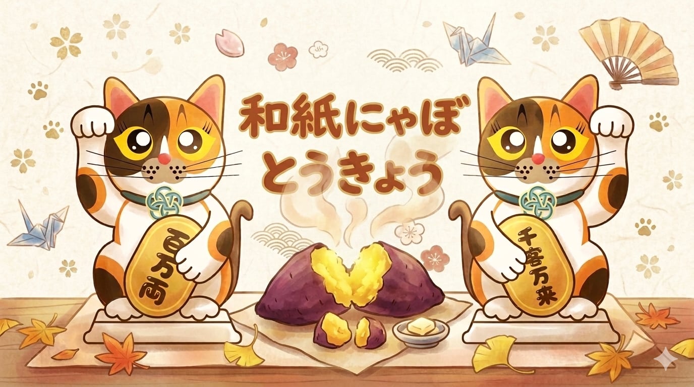 和紙にゃぼとうきょう