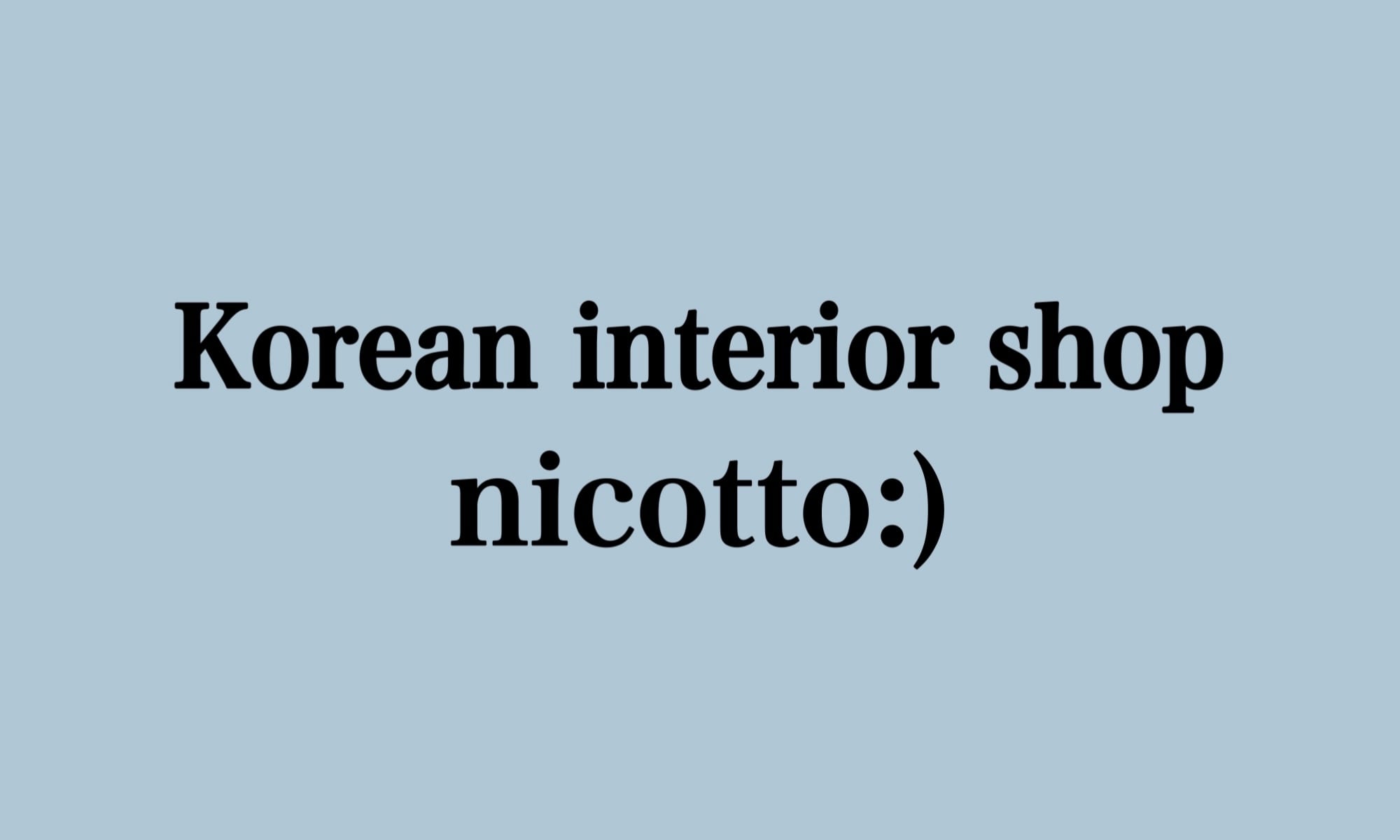 nicotto:)