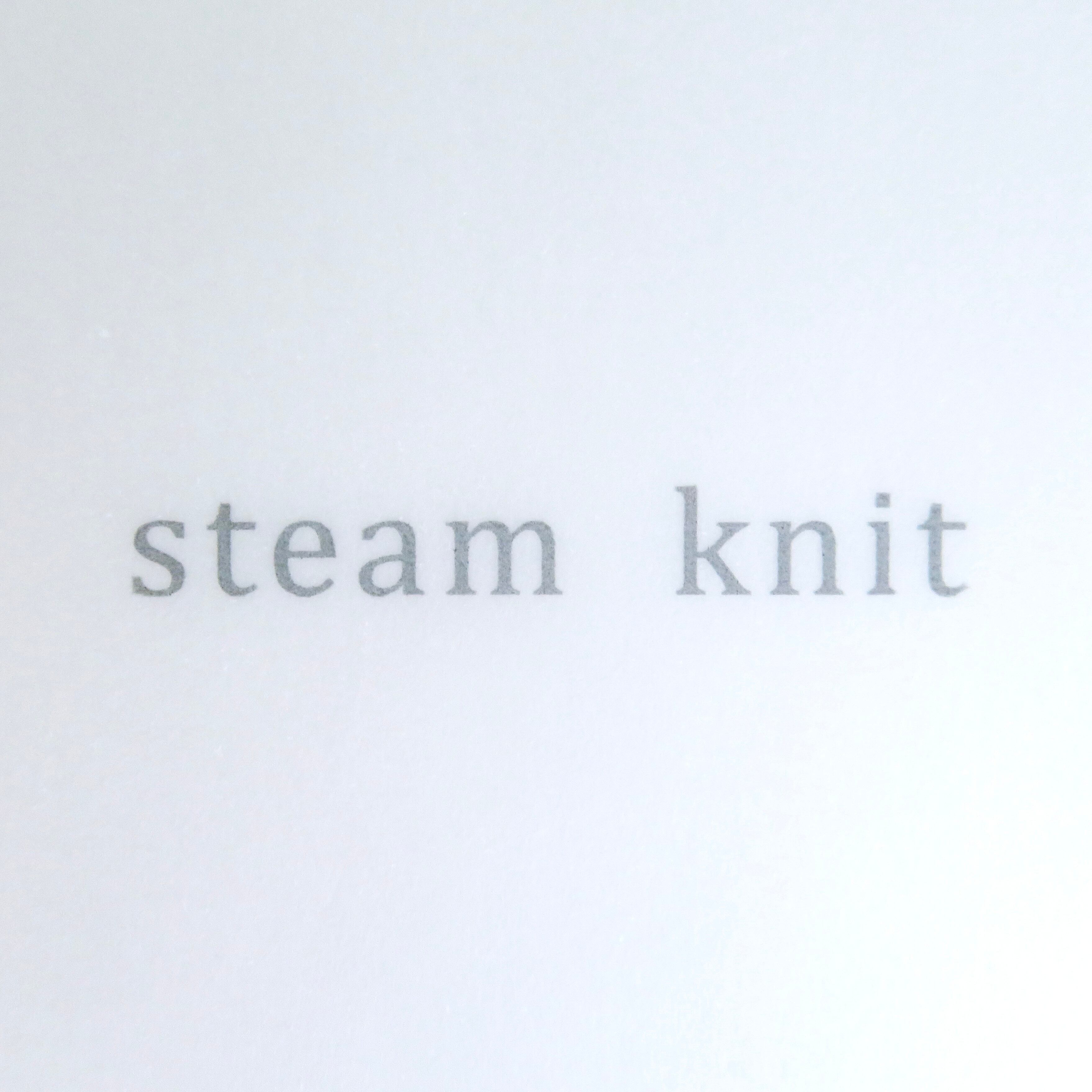 SIZE ORDER steam knit