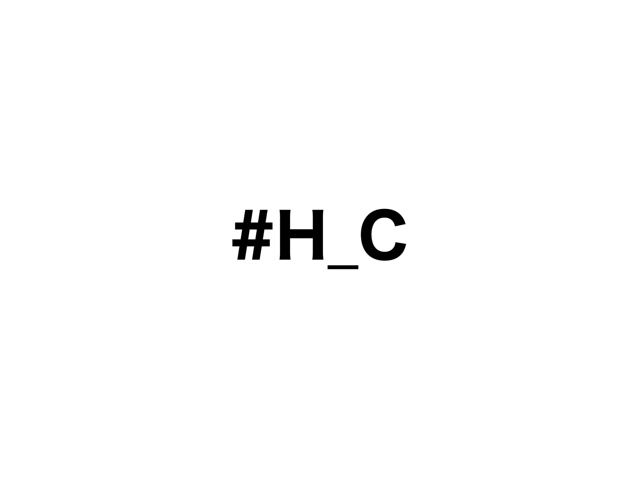 #H_C (エイチシー)