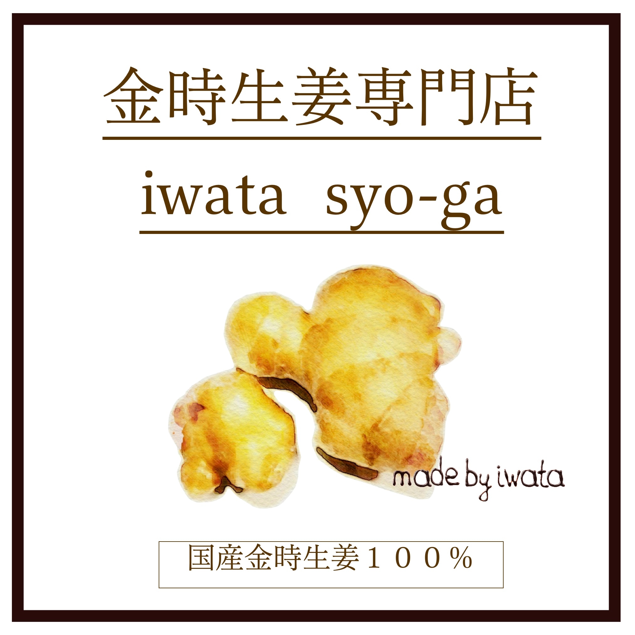 金時生姜専門店  iwata syo-ga