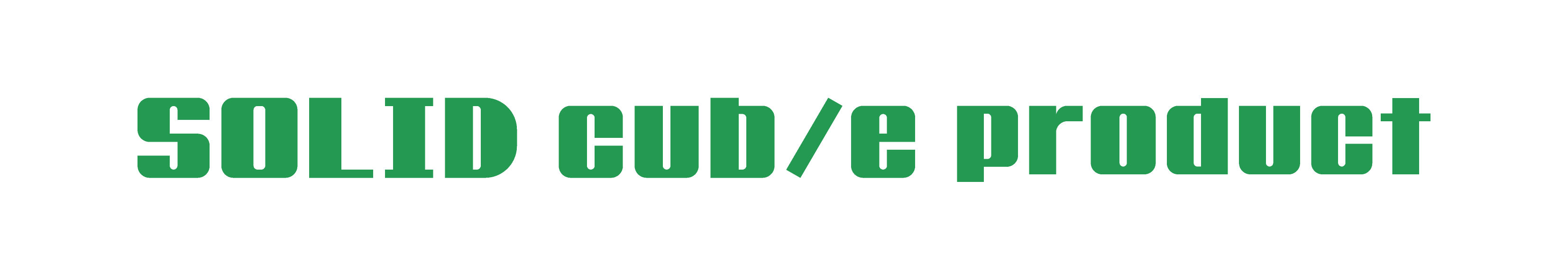 SOLID cub/e product