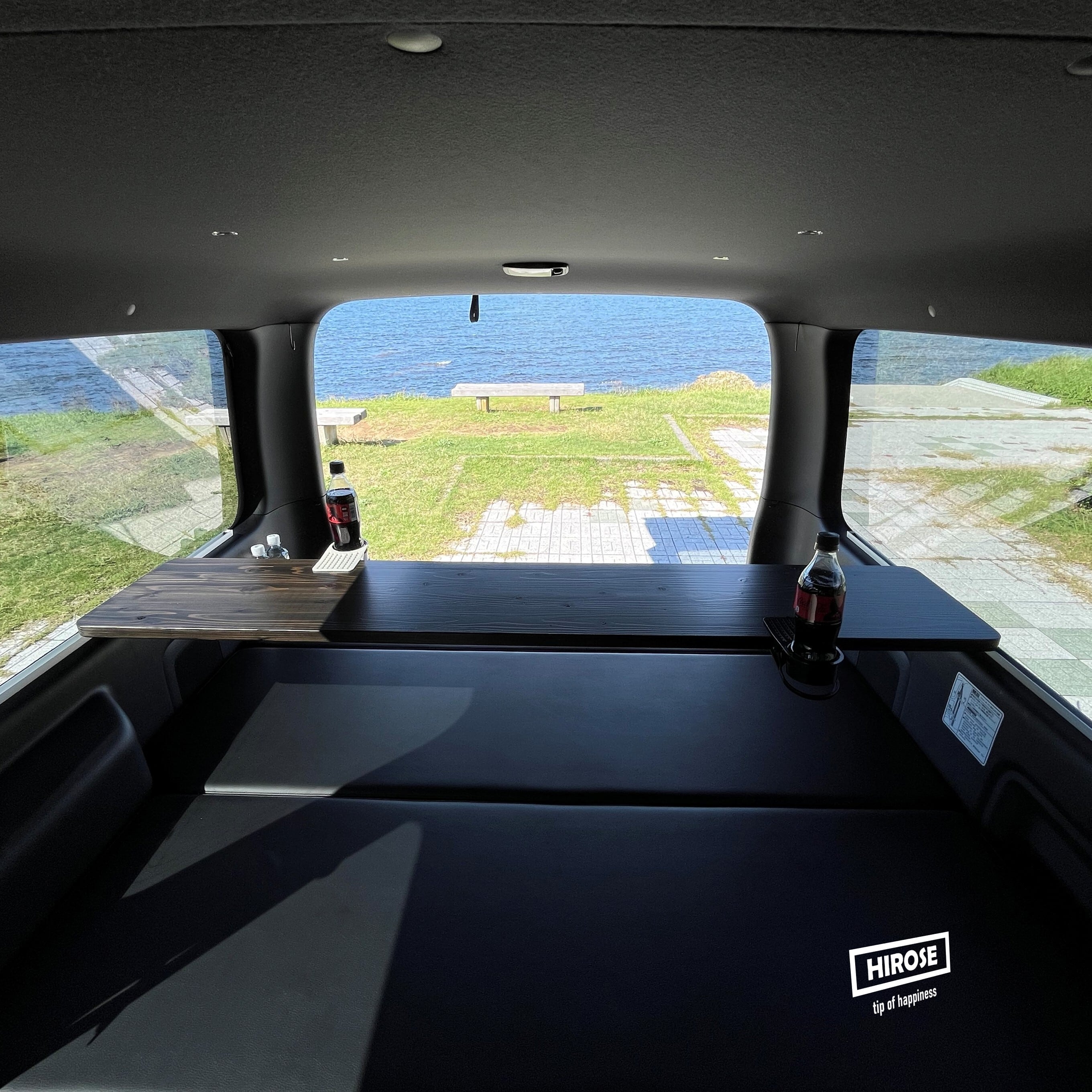 旅もコーヒーも楽しくするカウンターテーブル 車中泊 ハイエース