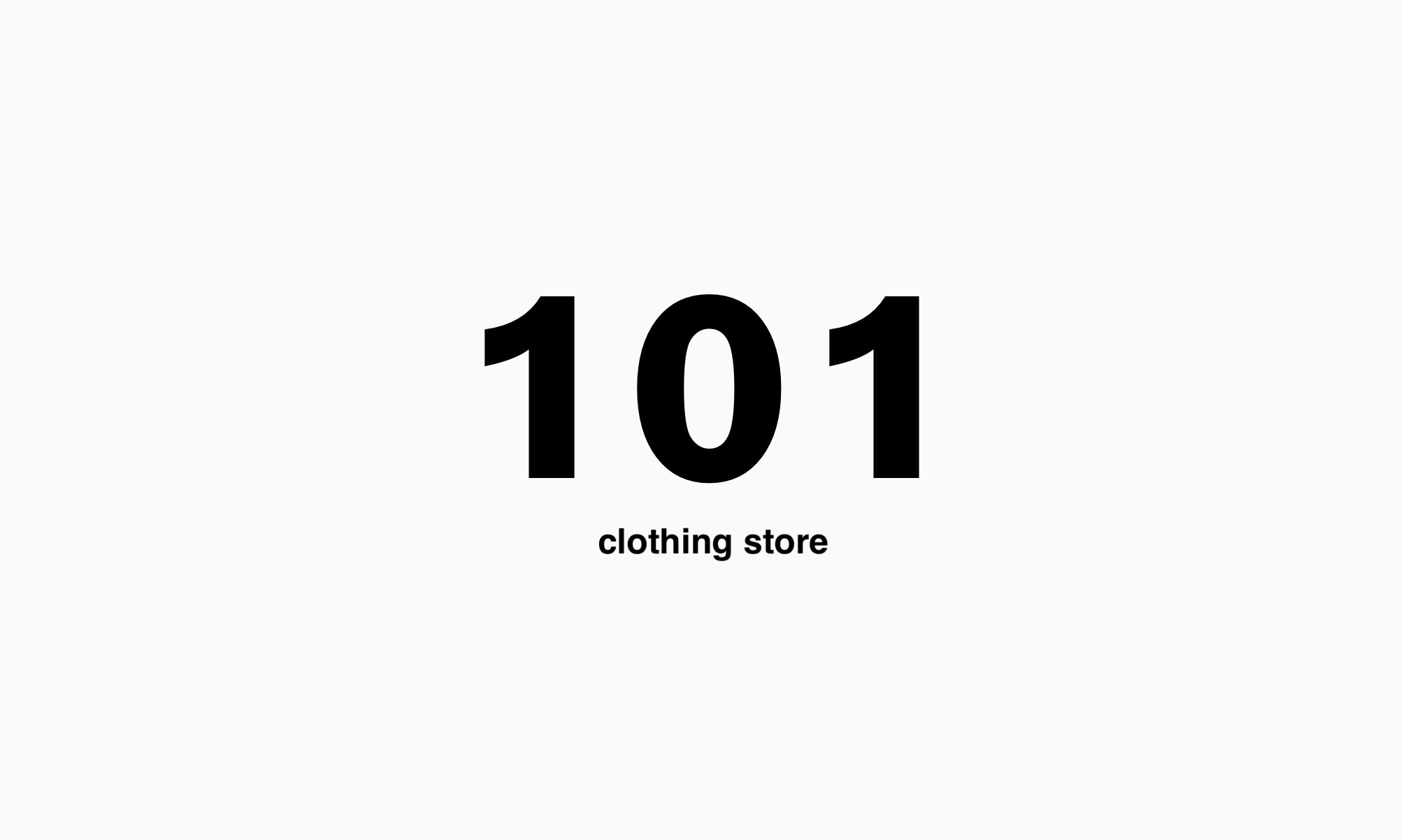 101 clothing store