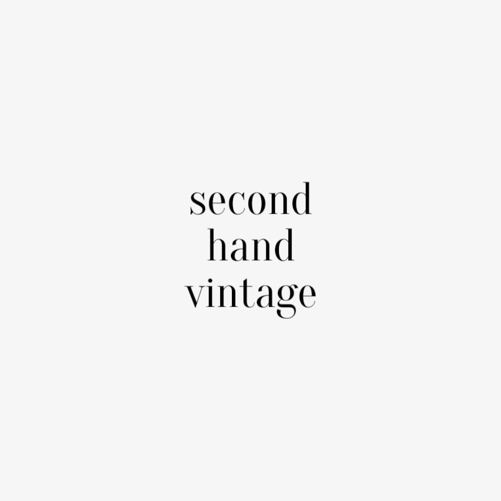 second  hand  vintage